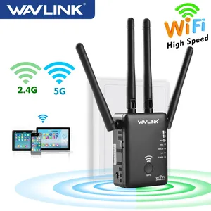 Wavlink Dual Band Wi-Fi Range Extender 5GHz 750/1200mbps 2.4GHz Access Point Long Signal Amplifier Firewall for Home <strong>Networking</strong> - Product Image 2