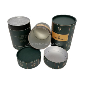 Boş baskılı biyobozunur toptan çevre dostu geri dönüşümlü yuvarlak Kraft karton lüks silindir özel kağıt tüp ambalaj - Product Image 5