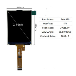 TFT RGB-Anzeige 1.06 1.3 1.77 2.2 3.2 4.3 2.4 Zoll 240*320 SPI Schnittstelle 0.96 TFT IPS-Bildschirm 2.8 Zoll TFT-LCD-Anzeigenmodul - Product Image 2