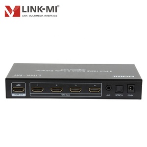 Conmutador HDMI 4K con extractor de audio para configuraciones de pantalla Ultra HD Conmutador HDMI 4 en 1 con control remoto y soporte HDR - Product Image 3
