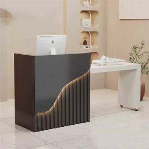 宜城美容热卖多功能可伸缩前台办公室小型接待台柜台价格便宜 - Product Image 1