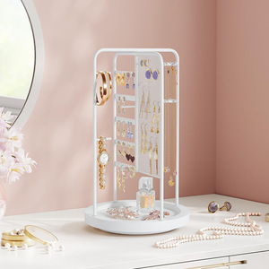 Có thể tháo rời nhiều lớp xoay trang sức hiển thị đứng đa chức năng lưu trữ trang sức hiển thị giá bán buôn - Product Image 3
