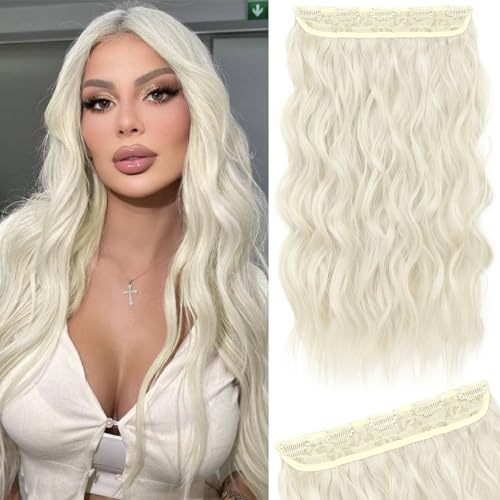 Platinum blonde - wavy