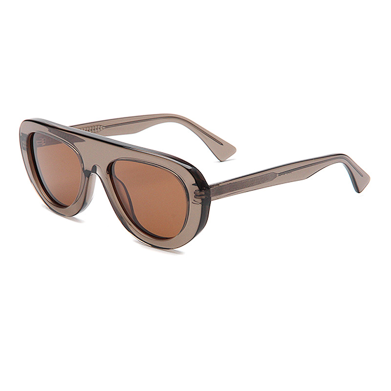 C4-Transparent Marron clair-Marron