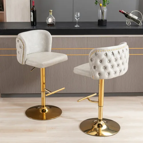 Beige + PU Leather + Foam