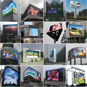 Instalación fija Hierro Exterior LED Sign Board LED Publicidad Pantallas gigantes Matriz al aire libre Pantalla de visualización de doble cara - Product Image 5
