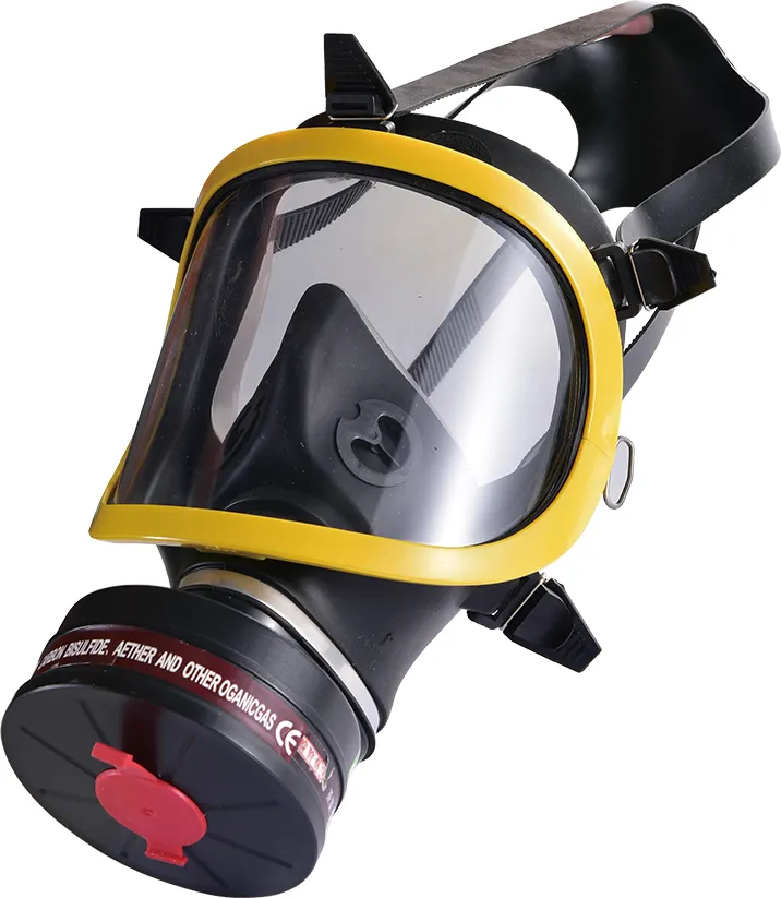 Vente d'usine respirateur intégral masque à gaz filtre à poussière respirateur chimique industriel masque à gaz respiration