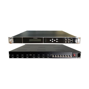 Sistema IPTV 4/8/12/16/20/24 HD MI entrada o entrada de sintonizador a IP Gateway Multicanales a través de DVB-T de entrada a IP