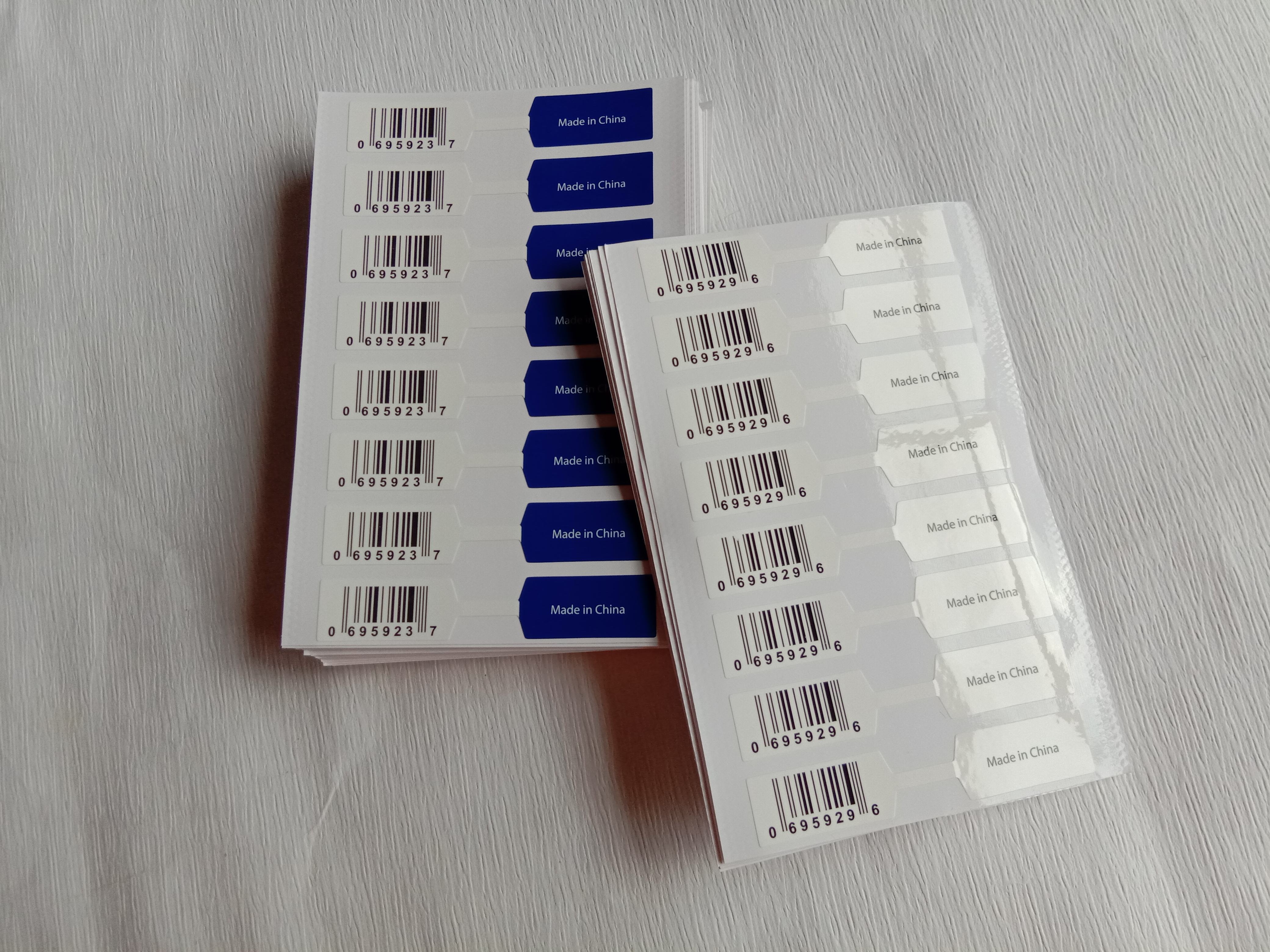 Impression de codes barres