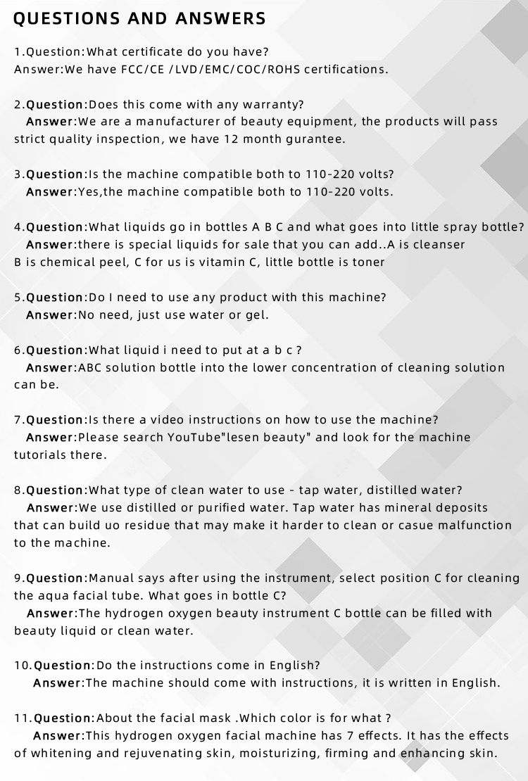 Top quality Low Price 6 in 1 Hydra Oxygen Jet Dermabrasion Hydro Aqua Peeling Beauty Face Equipment Salon Facial Machine