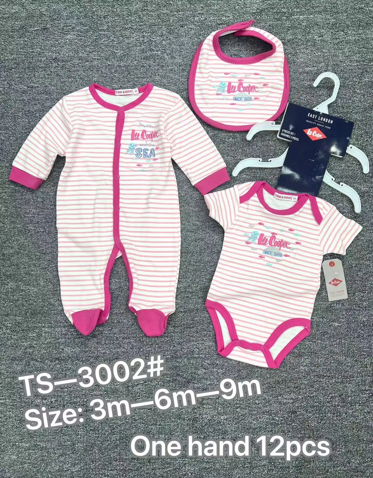 2023 bebê novo da menina 3 peças set bebê recém-nascido roupas meninas 0-3 meses roupas de natal para crianças Puro algodão carters conjuntos de presente