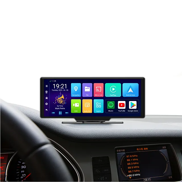 유니버설 10.26 인치 Android13 Carplay 화면 역 카메라와 안드로이드 자동차 라디오