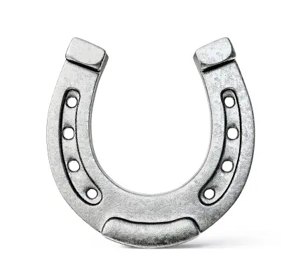 Herradura de acero al carbono/aleación de aluminio personalizado de parte de caballo cascos de protección