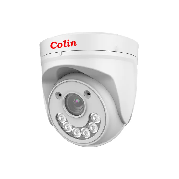 Colin hot sales megapixel altoparlante integrato allarme telecamera ip rilevamento del movimento doppia lampada a led all'interno del microfono e dell'obiettivo starlight