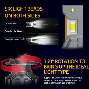 Laser Led Đèn Pha cho xe <span class=keywords><strong>H4</strong></span> H7 9005, sfida V3 6000K cực kỳ sáng bóng với gói tùy chỉnh hộp - Product Image 5