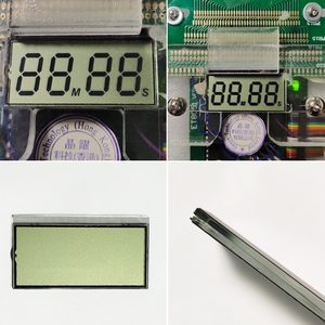 Display LCD TN personalizzato a 4 cifre a 7 segmenti Display LCD riflettente positivo per misuratori di ore Timer - Product Image 5