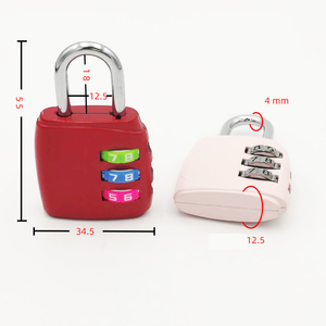 High <strong>Security</strong> Changeable <strong>Password</strong> <strong>Code</strong> 3 Digit Number Padlock Pad Lock - Product Image 4