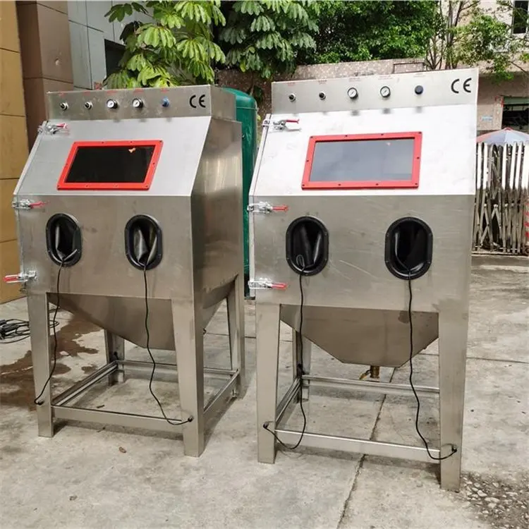 Machine de sablage automatique sans poussière, armoire de sablage humide manuel, machine de sablage à vapeur d'eau, Offre Spéciale