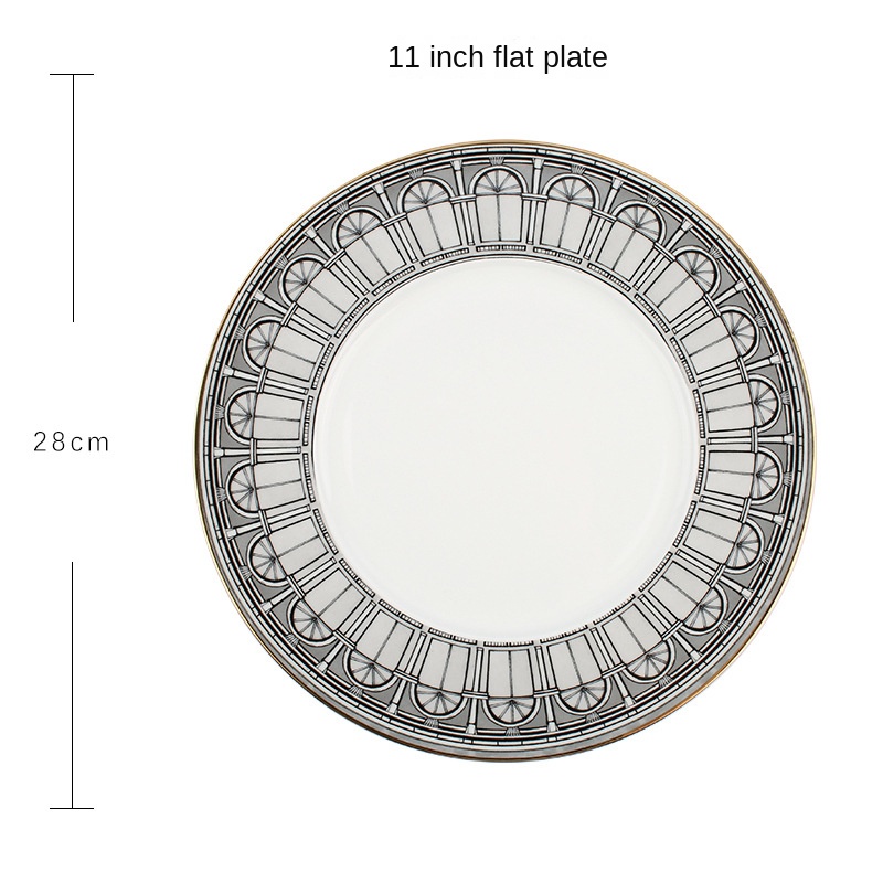 White 11-inch flat plate