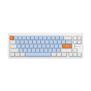 AJAZZ AKL680 68キー65% ロープロファイルBT 5.1/2.4Ghzワイヤレスデュアル接続メカニカルキーボードMac/Winブルーレッドスイッチ - Product Image 1
