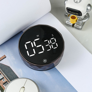 Küchenzubehör multifunktionaler Zeimanagement-Timer Digitaler magnetischer Flip-Desk-Webe-Timer Küche Zählkraft-Timer