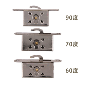 Anahtar ile ahşap kutu için anahtar mandal toka ile ahşap kutu için çinko alaşım Metal mandal toka - Product Image 3