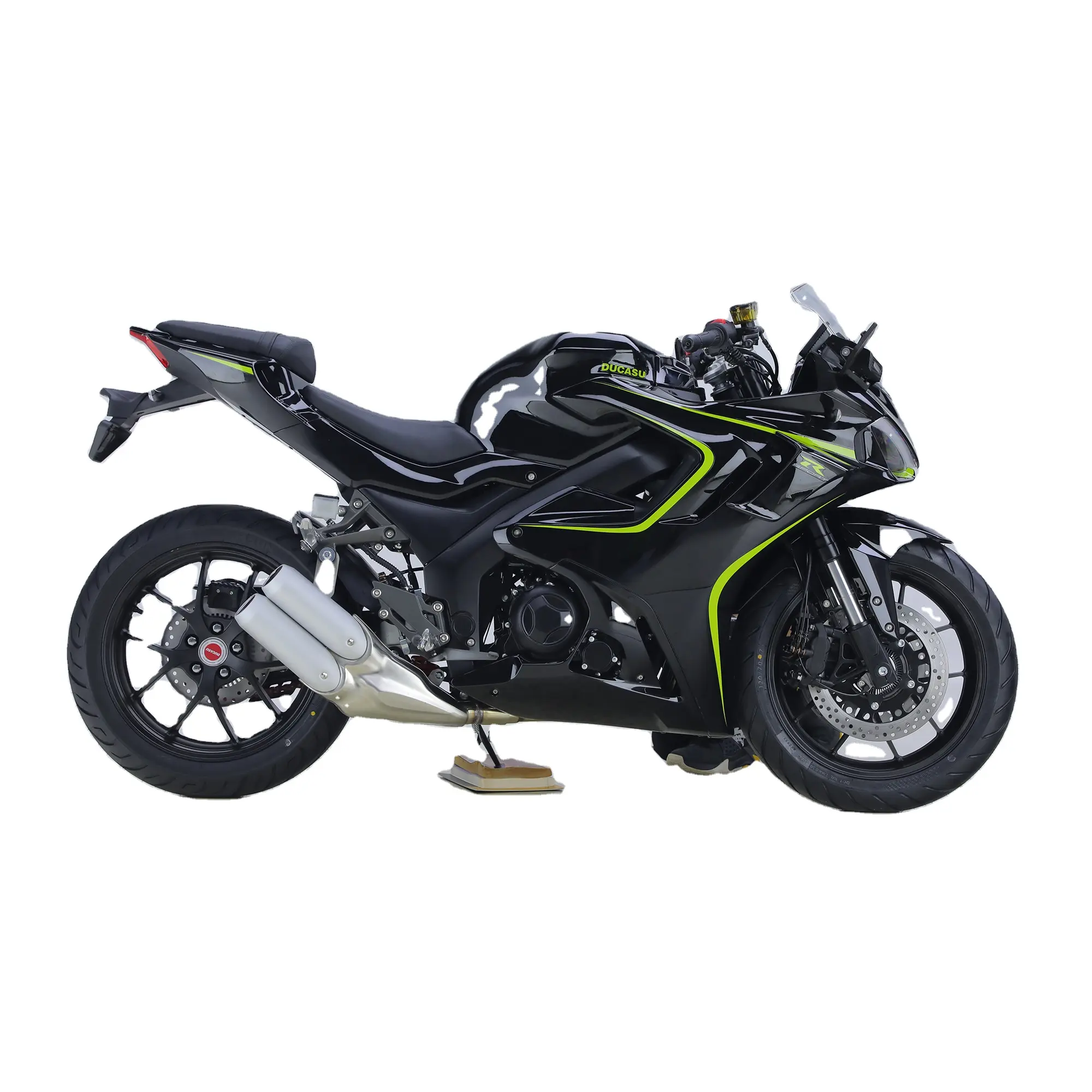 Benzinli yol spor bisiklet motoru için WX-DK400 gaz Powered 400cc otomatik yarış motosiklet motoru 4 zamanlı bisiklet