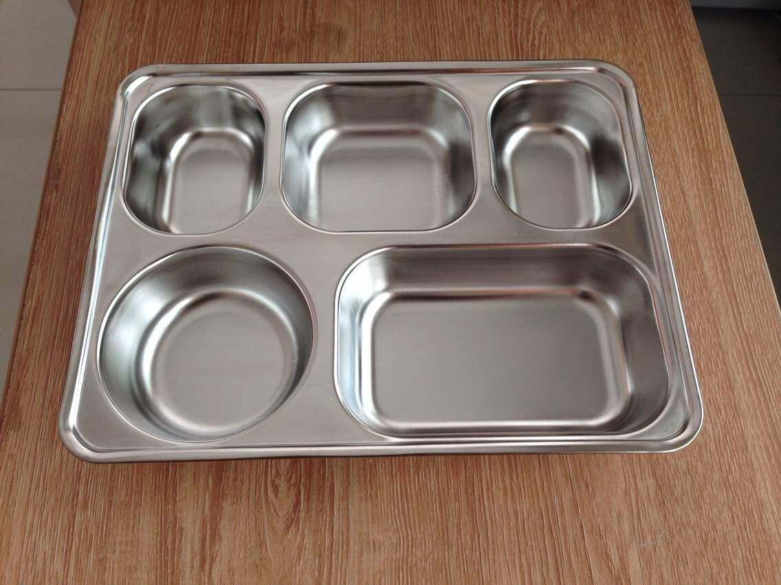 304 tray without cover - adult five-compartment