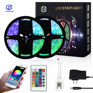 2835 <span class=keywords><strong>RGB</strong></span> <span class=keywords><strong>LED</strong></span>ストリップライト-防水IP65、Bluetoothコントロール。テレビのバックライト、部屋、パーティー、キャンプの装飾に最適です。 - Product Image 2