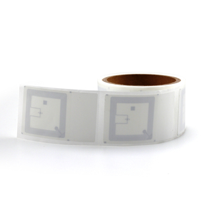 Programmable Printable Library ISO15693 FM13HF01NTS 1K Bit 45*45mm 50*50mm HF 13.56MHZ RFID Blank White Tag Label Sticker Roll - Product Image 1