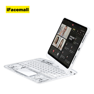 Ifacemall Rotatable Backlit Wireless Transparent <strong>Keyboard</strong> case with Multiple Functional Touchpad for 11inch iPad Pro 1/2/3/4th - Product Image 2