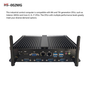 Mini PC Intel bilgisayar Ubuntu X86 2 Ethernet çift Lan Intel Computadora Core i7 7500U Mini PC Linux Win 10 11 Mini endüstriyel PC - Product Image 2