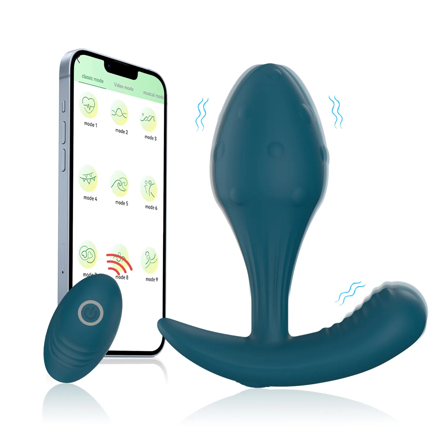 Y.love Best Seller Wireless APP telecomando massaggiatore prostata anale plug vibratore giocattoli sessuali per uomini e donne