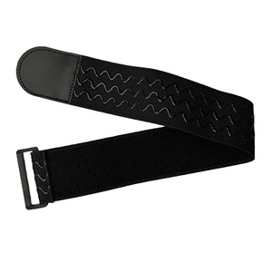 DANSKY Correa antideslizante banda elástica nylon alta elasticidad ajustable unnapped deporte correa elástica con gancho y bucle - Product Image 3