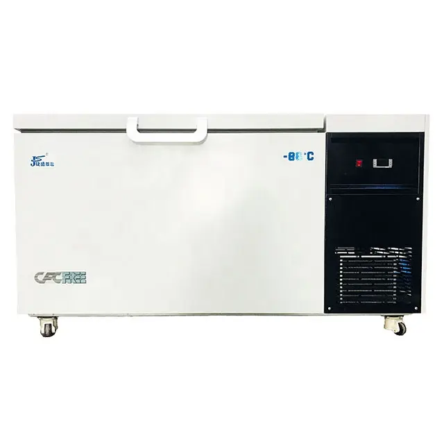 Refrigerador de laboratorio de temperatura Ultra baja, congelador Horizontal profundo de l para Comercial, 86C