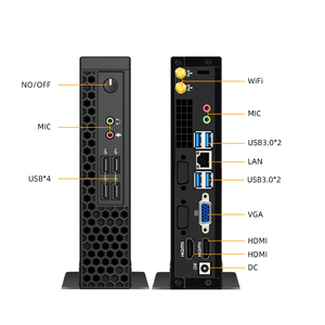 Micro <strong>Desktop</strong> <strong>Computer</strong> Pc I5 12450H Dual HD-MI VGA RS232 COM Serial Port Mini PC Gaming <strong>Computer</strong> Mini Host - Product Image 6