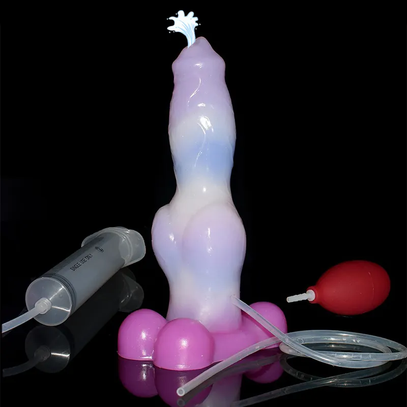 FAAK ultimo design misto colore schizzi dildo imitazione eiaculazione pene xxx cinese xxx video per le persone masturbatori