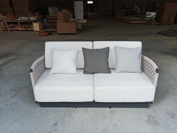 aluminum frame waterproof cloth art quick-drying sponge 3+2seats  living room sofas