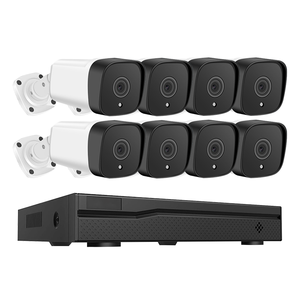 Paquete de monitoreo POE Cámara de monitoreo de red Cable de red POE NVR 3 millones HD H.265 BOX Camera, Bullet Camera DVR 6,5 4CH - Product Image 5
