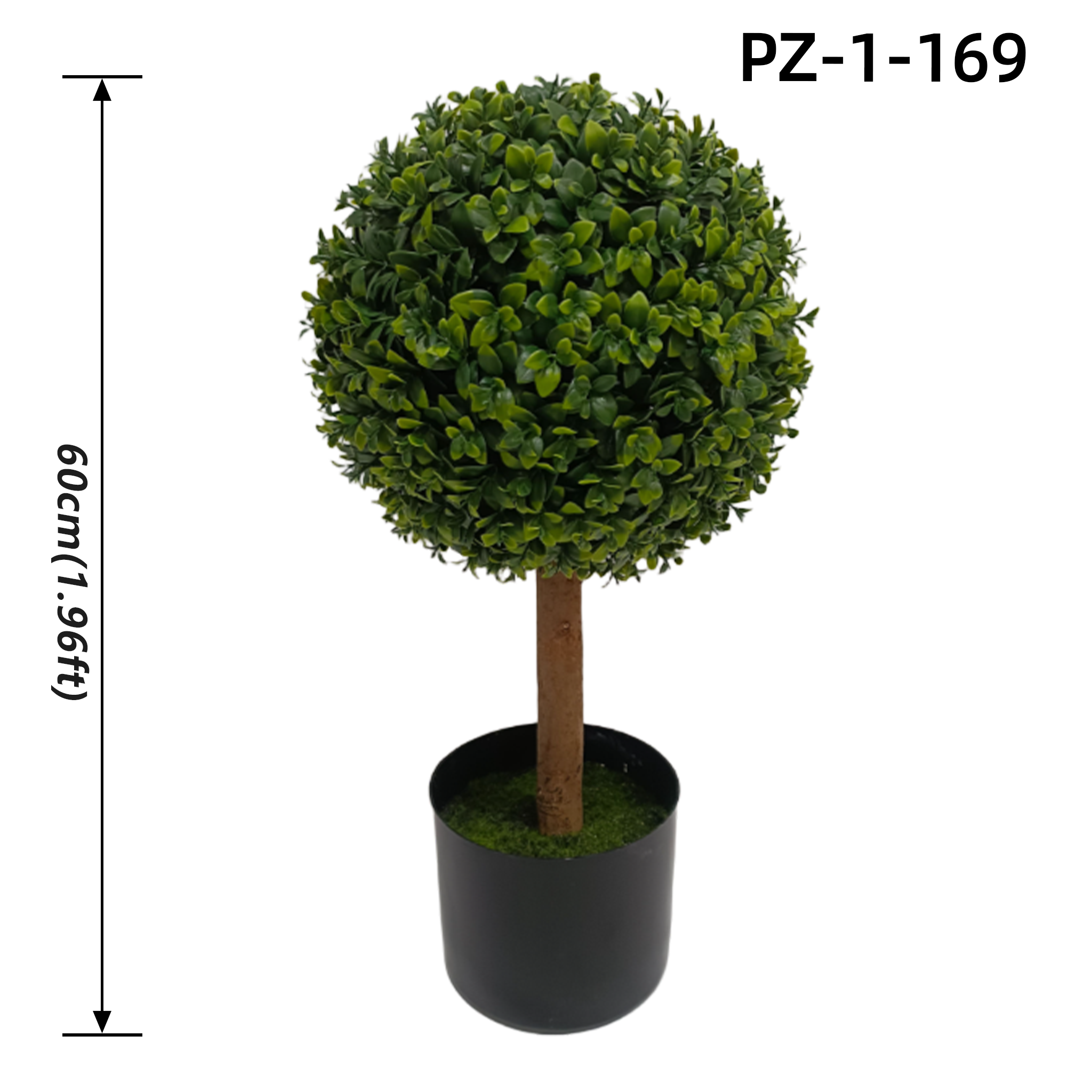 Artificial Fresh Green Boxwood Ball Topiary Tree