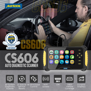 AUTOOL CS606 Auto OBD2 Scanner OBDII Diagnostic Tools for 21 Resets <strong>Engine</strong> ABS SRS SAS EPB DPF Head Lamp Code Reader <strong>Scan</strong> Tool - Product Image 2