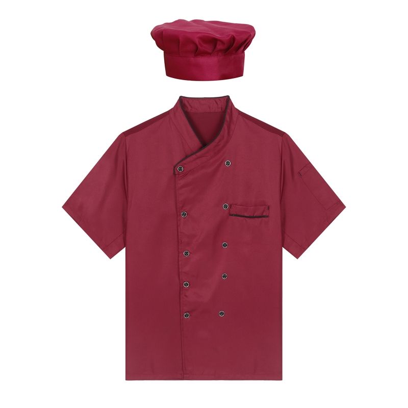 Burgundy Short Sleeve