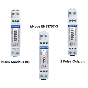 Eastron SDM120 45AシリーズMID認定単相Modbus RS485双方向kWhメーター配電用 - Product Image 2
