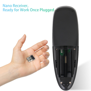 Topleo รีโมทคอนโทรล IR สำหรับทีวีและโปรเจคเตอร์ g10s มินิคีย์บอร์ดเมาส์ไร้สายสวิตช์ RF รีโมทอัจฉริยะ - Product Image 5