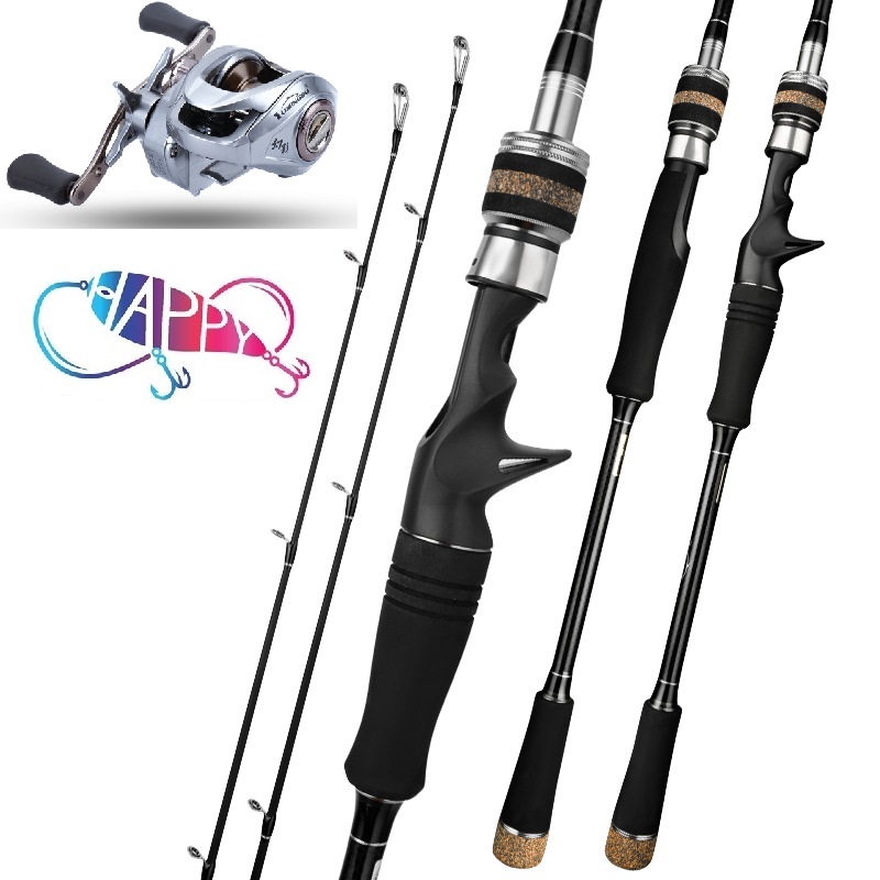 Ensemble canne à lancer + moulinet