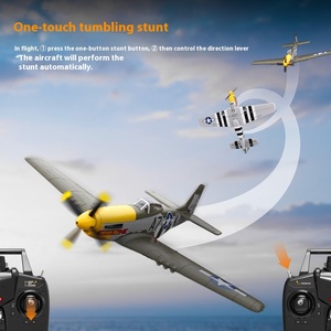 プロ4チャンネルリモコン航空機モデルP51D戦闘機クロスボーダーブラシレスモーター軍用固定翼RC - Product Image 4