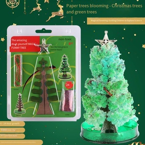 Children's DIY Colorful for Magic Christmas Tree Materials Fun Science Growth Teaching Aid Paper Tree <strong>Blooming</strong> Educational <strong>Toys</strong> - Product Image 6