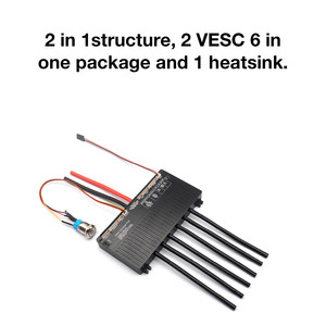 Freerchobby ESC basato su Vesc 6 Dual ESC6.6 12S 200A Skate Board AGV Go kart Motor Controller - Product Image 3