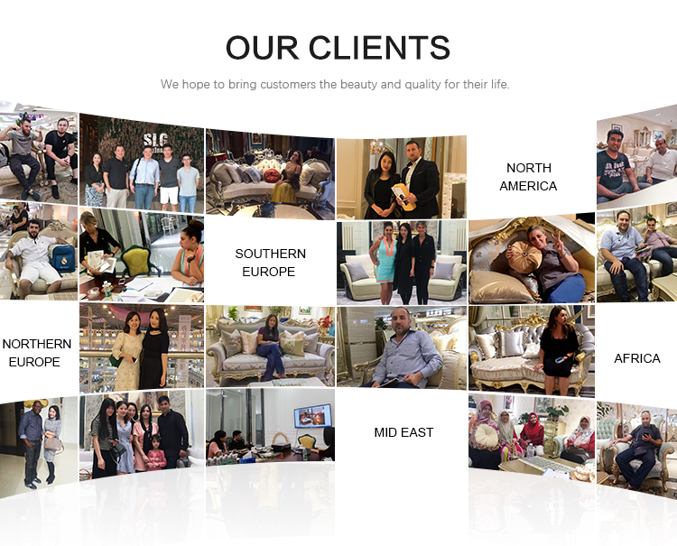 luxury dubai bedroom furniture set for sale from foshan