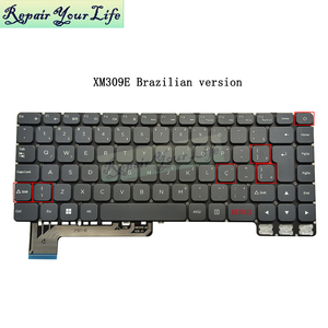 全新灰色<span class=keywords><strong>BR</strong></span>巴西笔记本电脑键盘，适用于XM309E MB3092007 F0012-007 Positivo C4128g 14 <span class=keywords><strong>Br</strong></span> C4128g-14键盘网飞版本
